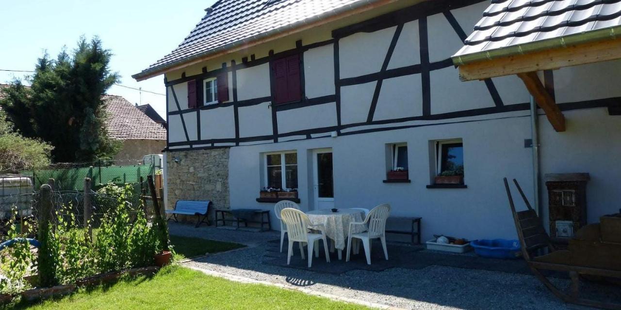 Gite Les Sabots De Paille, Alsace Haut-Rhin Ballesdorf 외부 사진